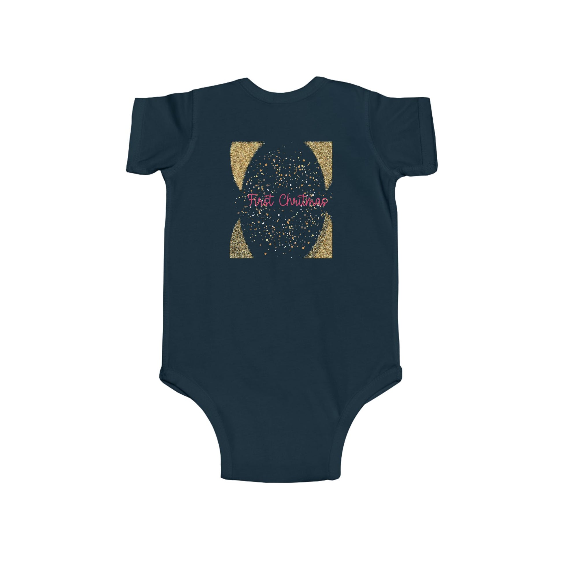 Baby's 1st Christmas Infant Jersey Bodysuit - LOLA