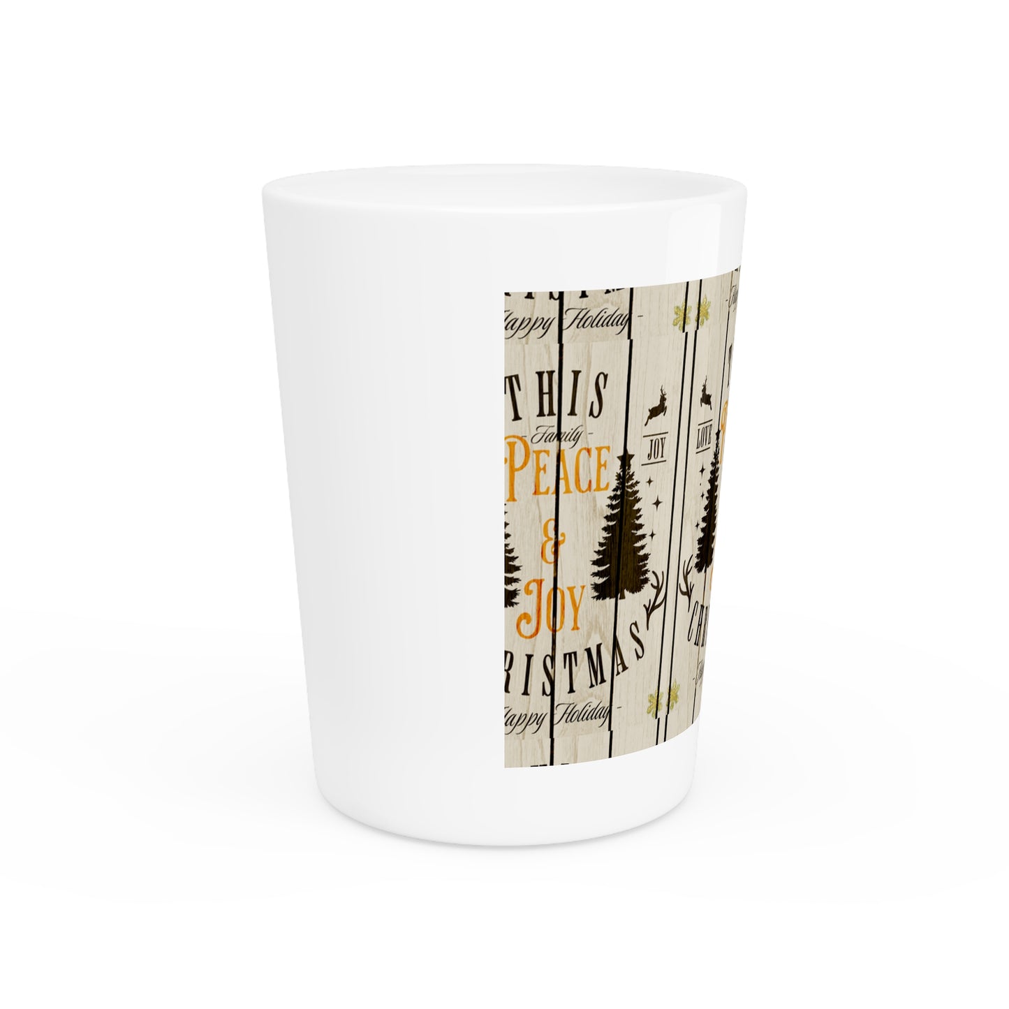 Rustic Holiday Shot Glass - LOLA