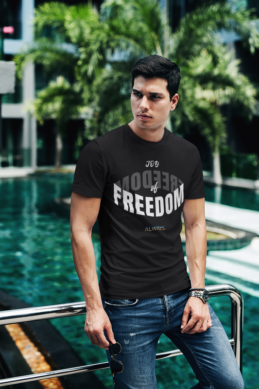 "Joy of Freedom" Unisex Garment-Dyed T-shirt - LOLA