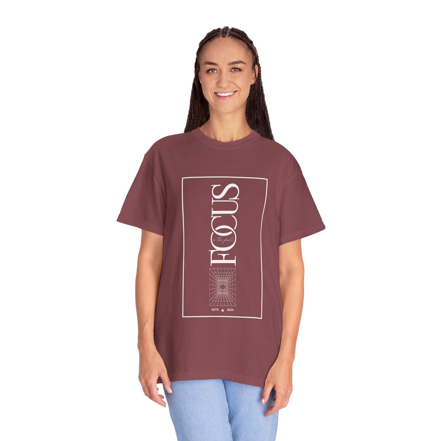 "FOCUS" Unisex Garment-Dyed T-shirt - LOLA