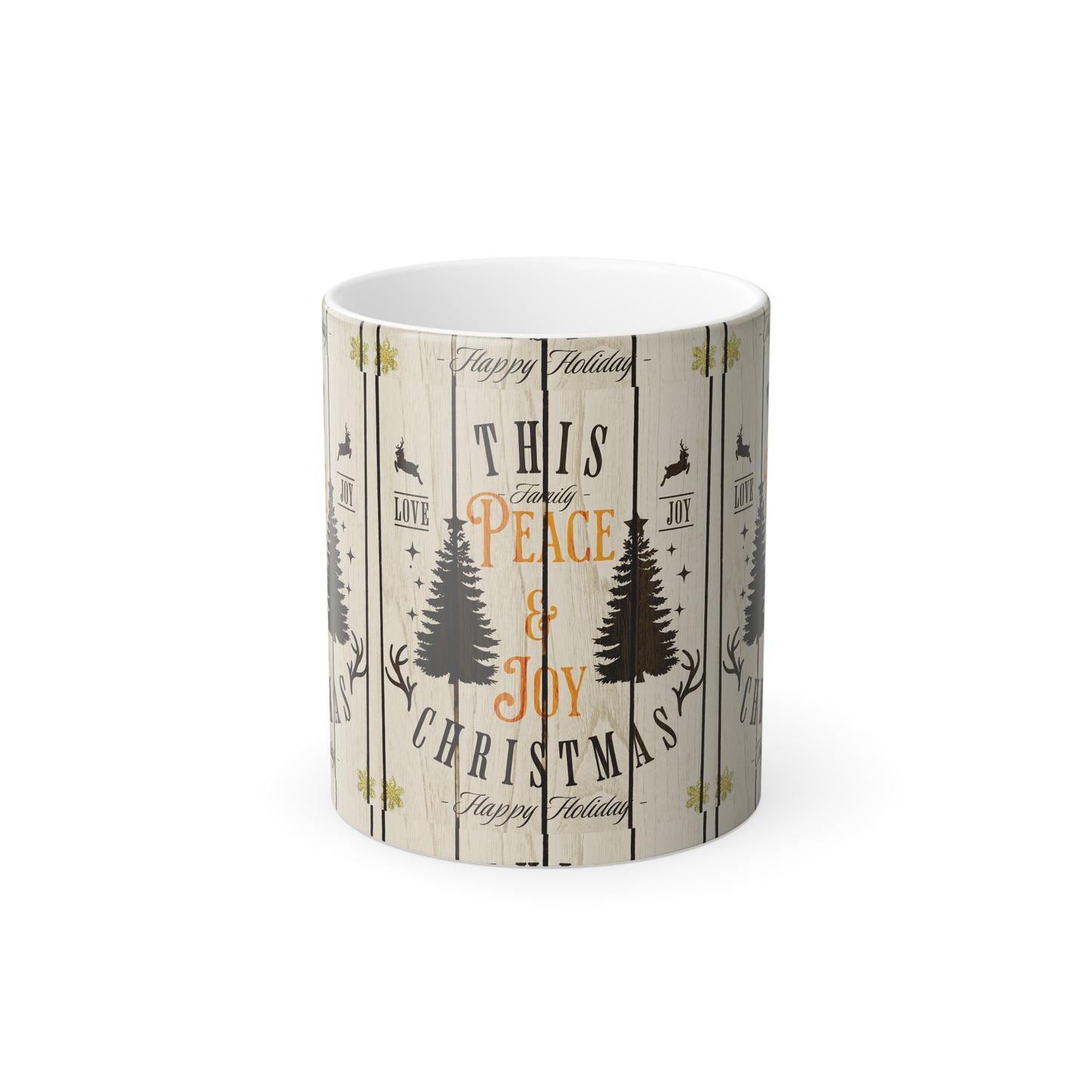 Rustic Holiday Color Morphing Mug, 11oz - LOLA