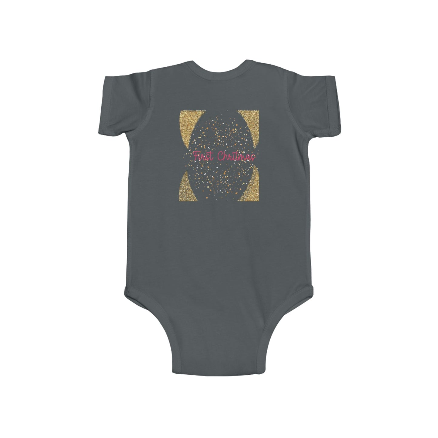 Baby's 1st Christmas Infant Jersey Bodysuit - LOLA