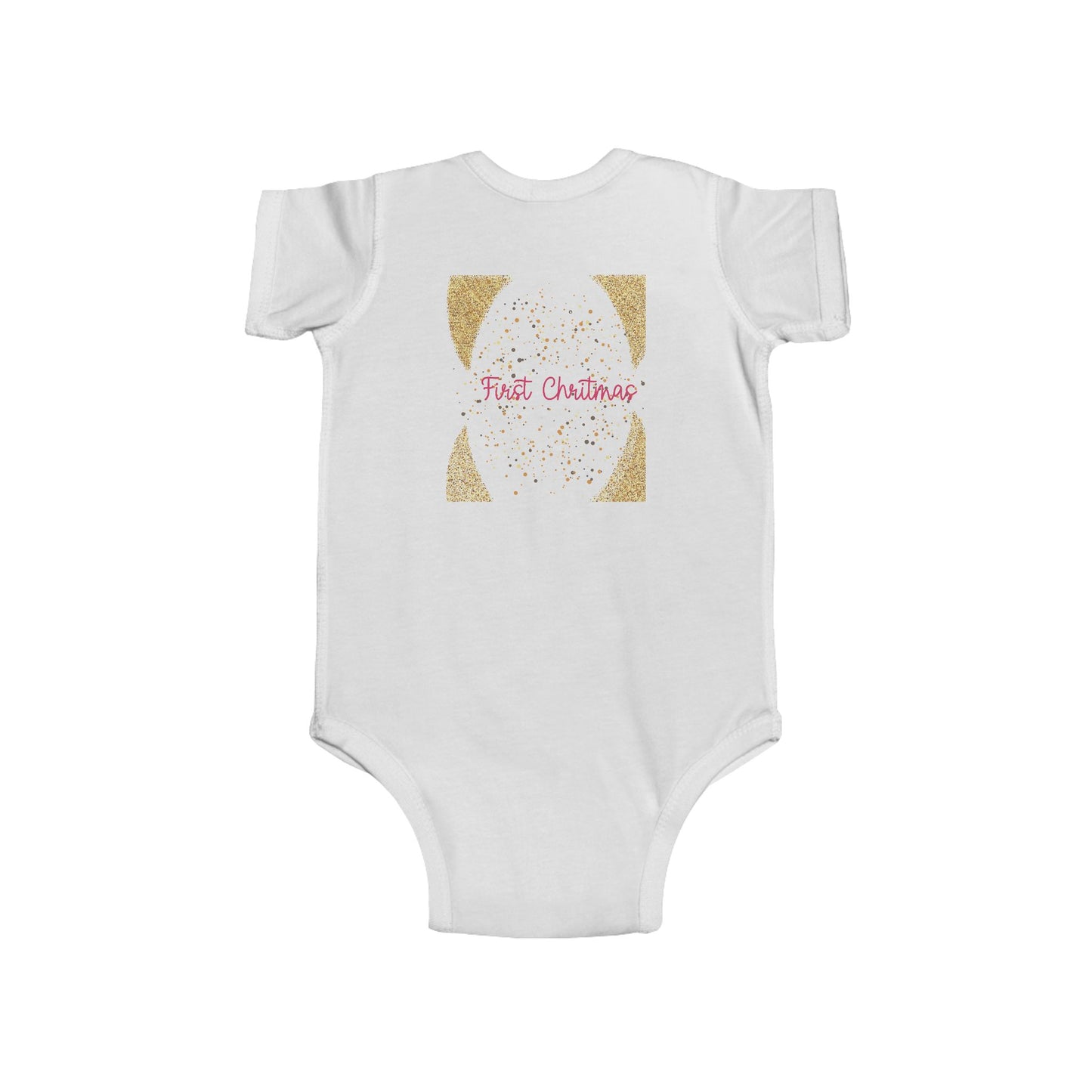 Baby's 1st Christmas Infant Jersey Bodysuit - LOLA