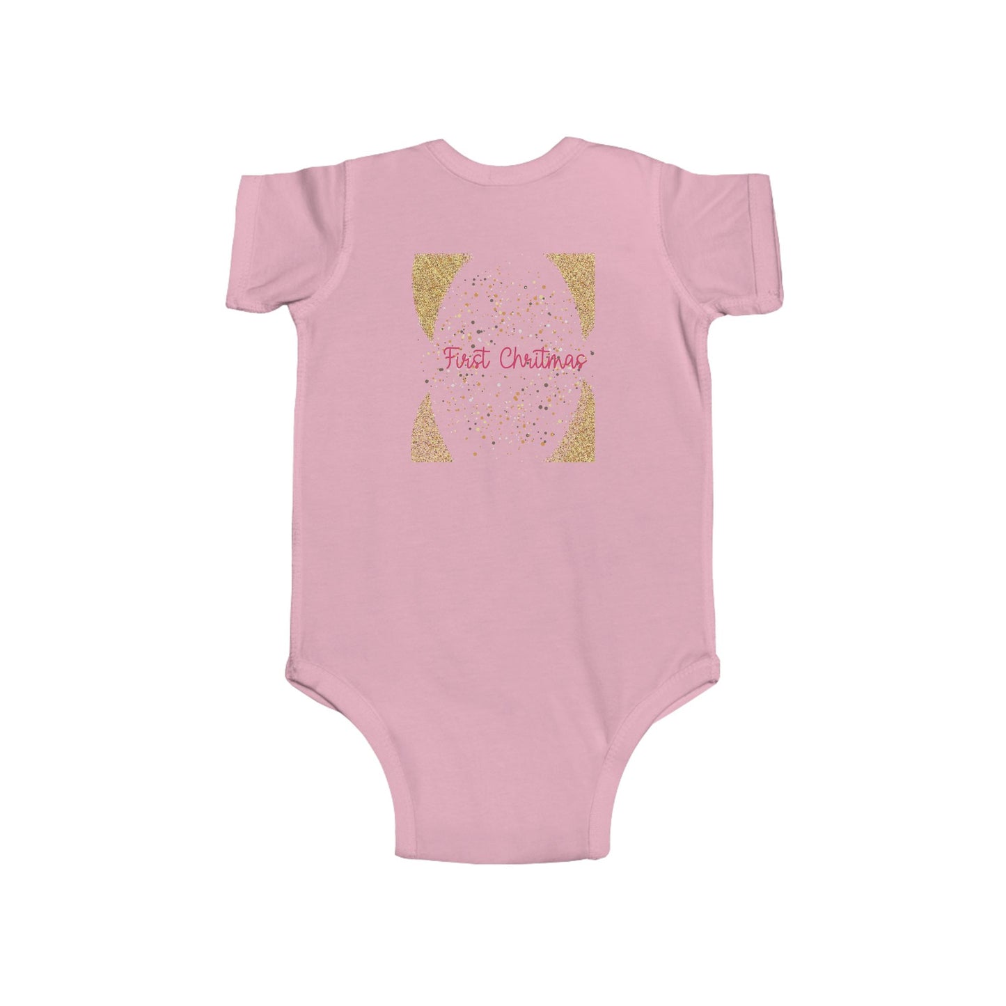 Baby's 1st Christmas Infant Jersey Bodysuit - LOLA