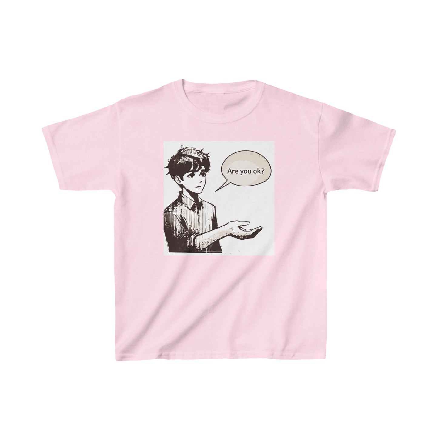 " R U OK" Kids Heavy Cotton™ Tee - LOLA